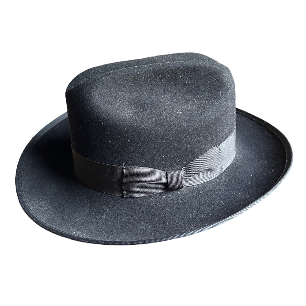 Goorin bro black 100% wool hat size small